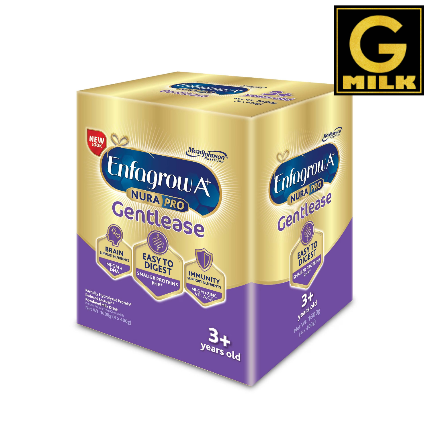 ENFAGROW A+ GENTLEASE 3+ 1.6KG OR 800G