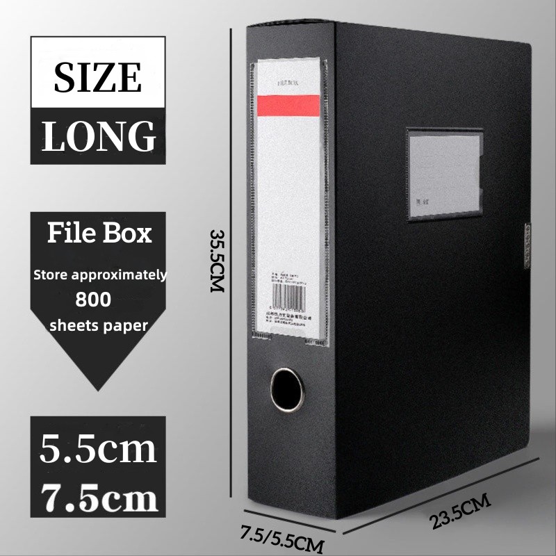 Long Size File Box Large Capacity Paper Folder Organizer File Organizer Document Box Organizer 23.5X35.5cm