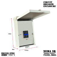 RAIN-TIGHT PANEL BOX Nema 3R Electrical Enclosure for Bolt-on 2/3-Pole (enclosure only)