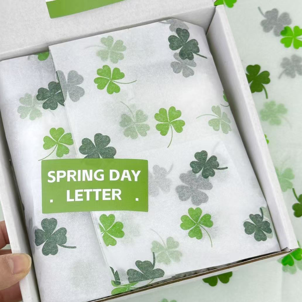 10PCS Floral Printed Wrapping Paper for Bouquets - Waterproof Microfiber Packaging Paper