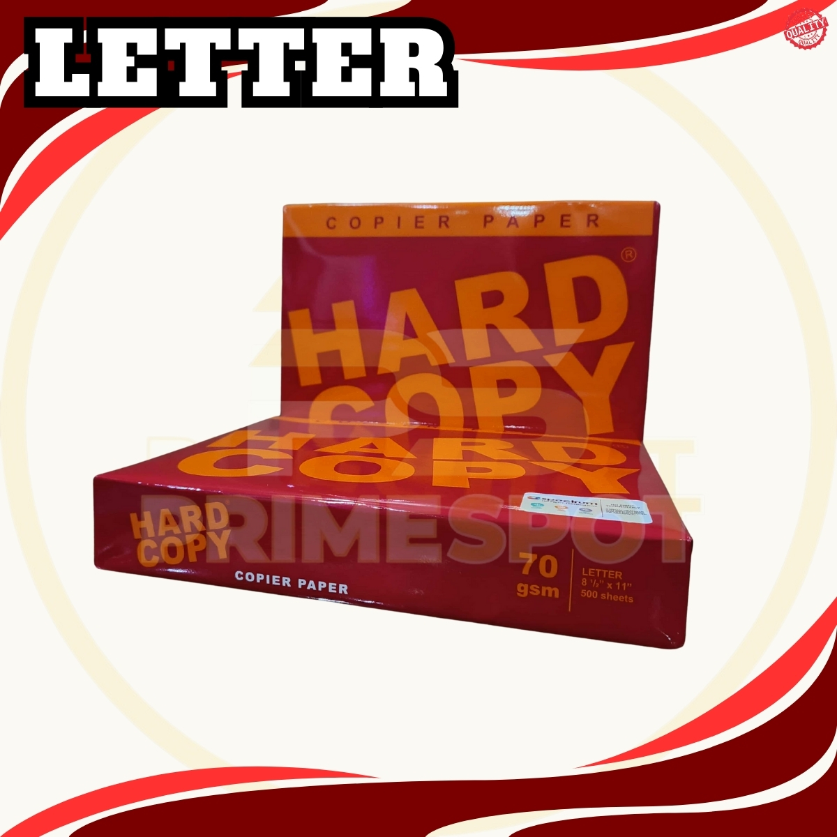 PRIMESPOT - 1 Ream Hardcopy Bond Paper for your Office and Scool Supplies (A4 Legal and Letter)