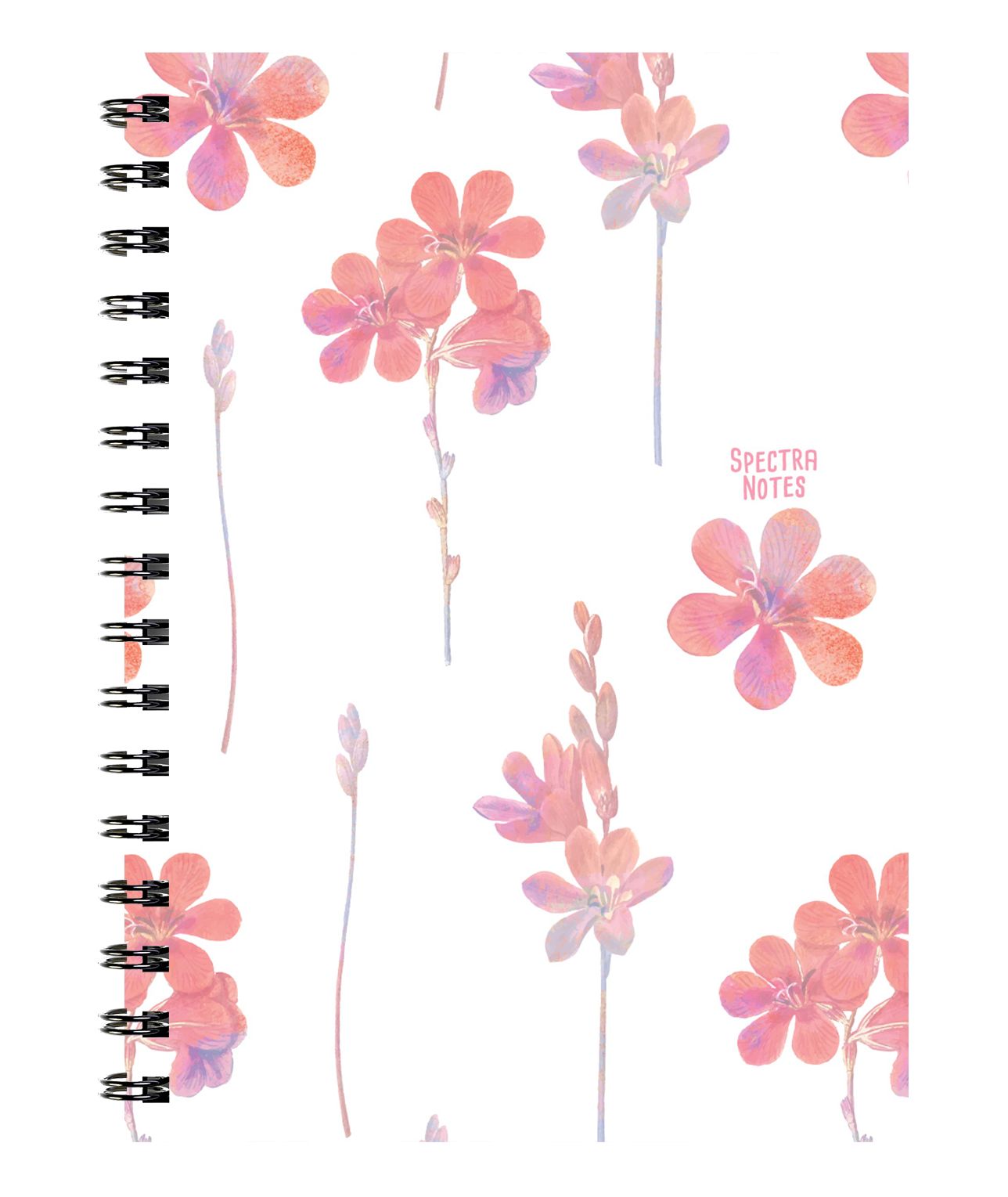 Stradmore Spiral Notebook Floral Design