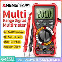 [Fast Delivery] ANENG SZ301 2000 Counts Digital Multimeter AC/DC Votage Current Resistance Electrical Ohm Ammeter Automatic Tester Capacitance Meter Test other