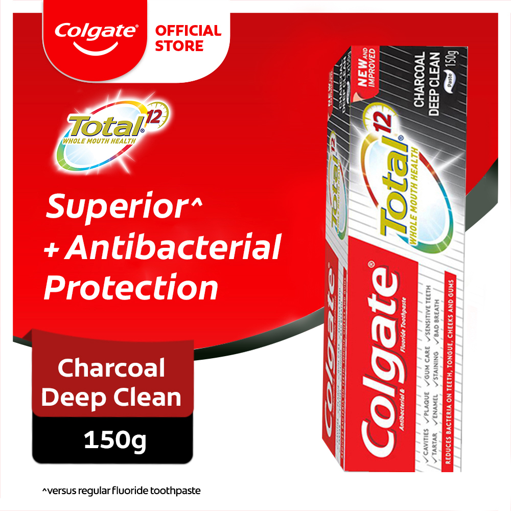 Colgate Total Charcoal Deep Clean MultiBenefit Antibacterial