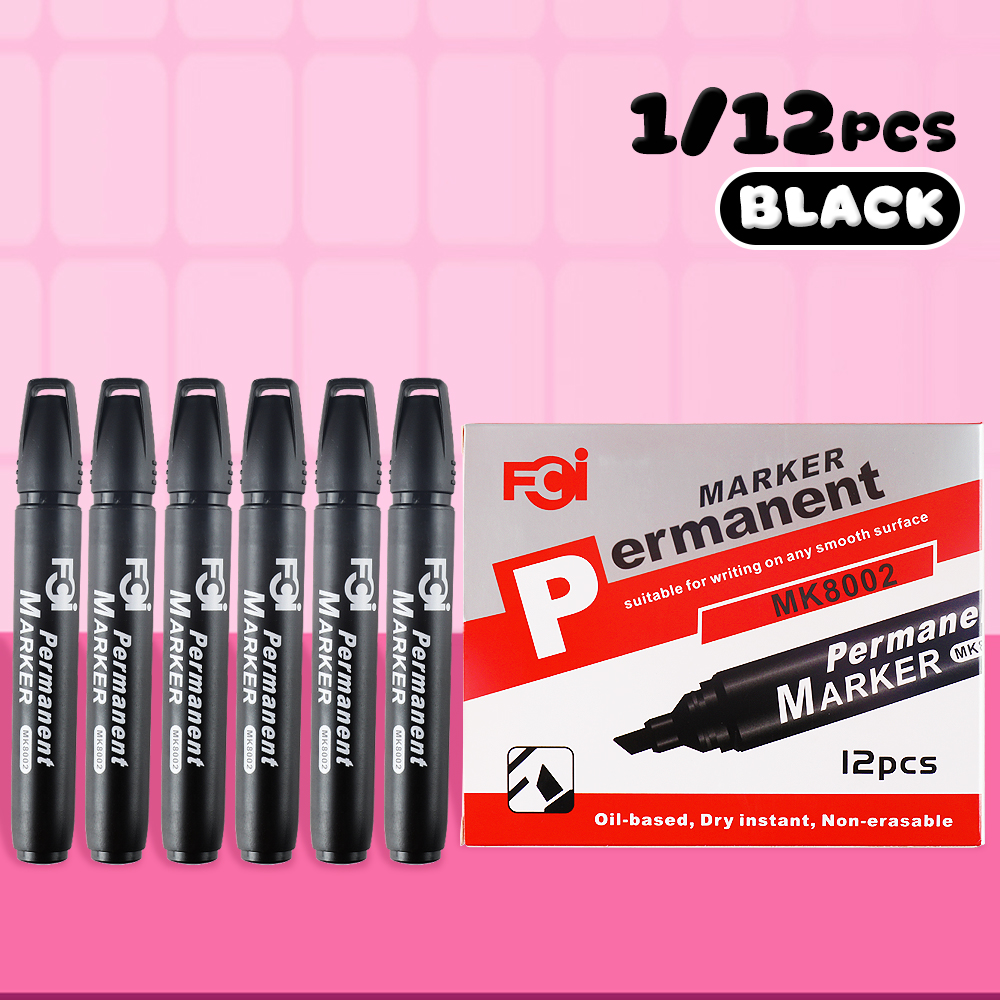 FCI Permanent Round Marker and Drawing Pentel Pen with Quick Drying Ink sold per (1pc / 12 pieces) School Office Supplies