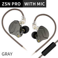 KZ ZSN Pro IEM In Ear Monitor 1BA+1DD HIFI Earphones heavy bass game earphone cable running sport music earphone