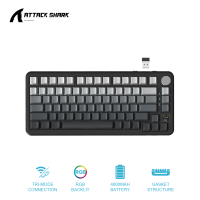 Attack Shark X85 Pro Tri mode 75% Gasket-mounted Wireless Hot Swappable Mechanical Keyboard