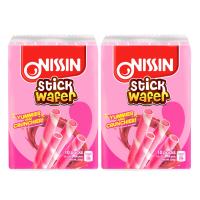 Nissin Stick Wafer Strawberry 22g x 10 - Pack of 2