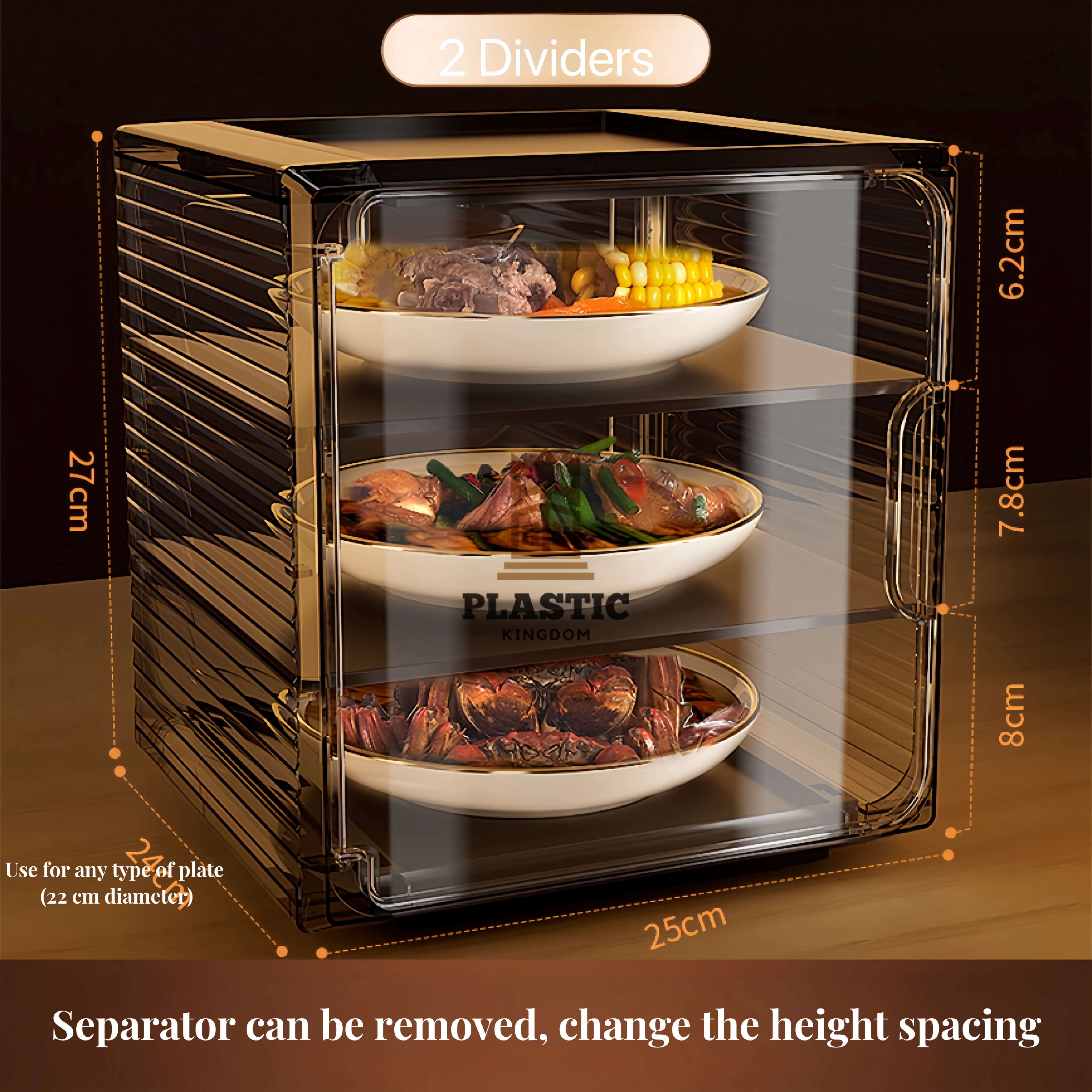 Luxurious Baby Cutlery Storage Box Dust-proof Insect-proof Baby Bottle Food Tools Milk Powder Box Drain Cabinet Rack