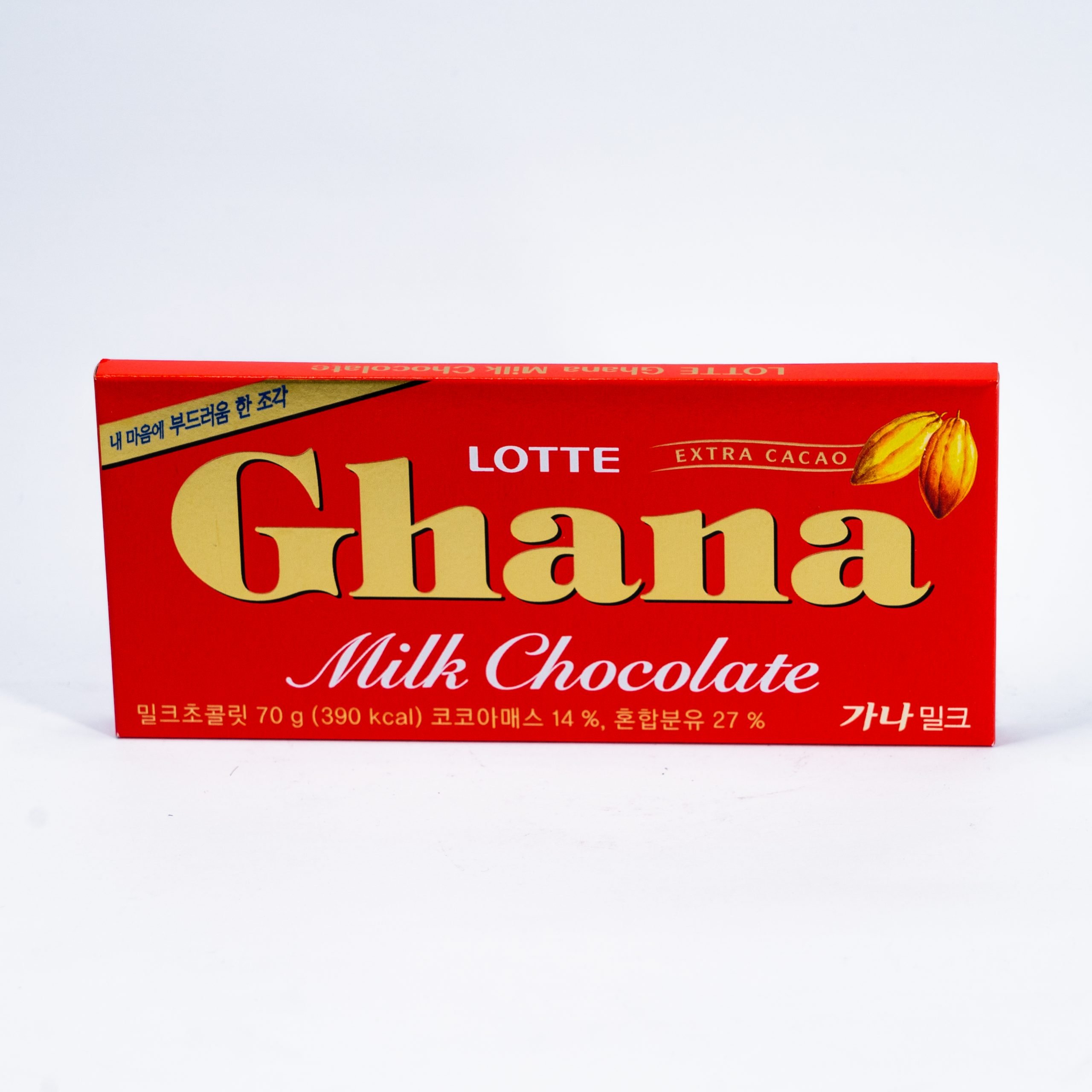 Lotte Ghana Chocolate Milk 70g review and price