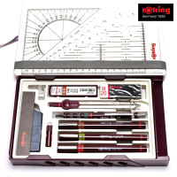 rOtring Isograph Technical Drawing Pen Set - Master College Set with Compass and Adaptor for Architecture and Engineering Student School