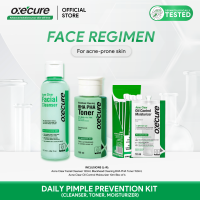 OXECURE Daily Pimple Prevention Trio (Cleanser Toner Moisturizer)