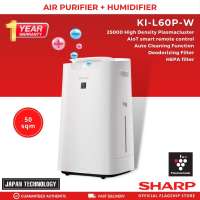 Sharp KI-L60P-W 50 sqm Air Purifier with HUMIDIFIER