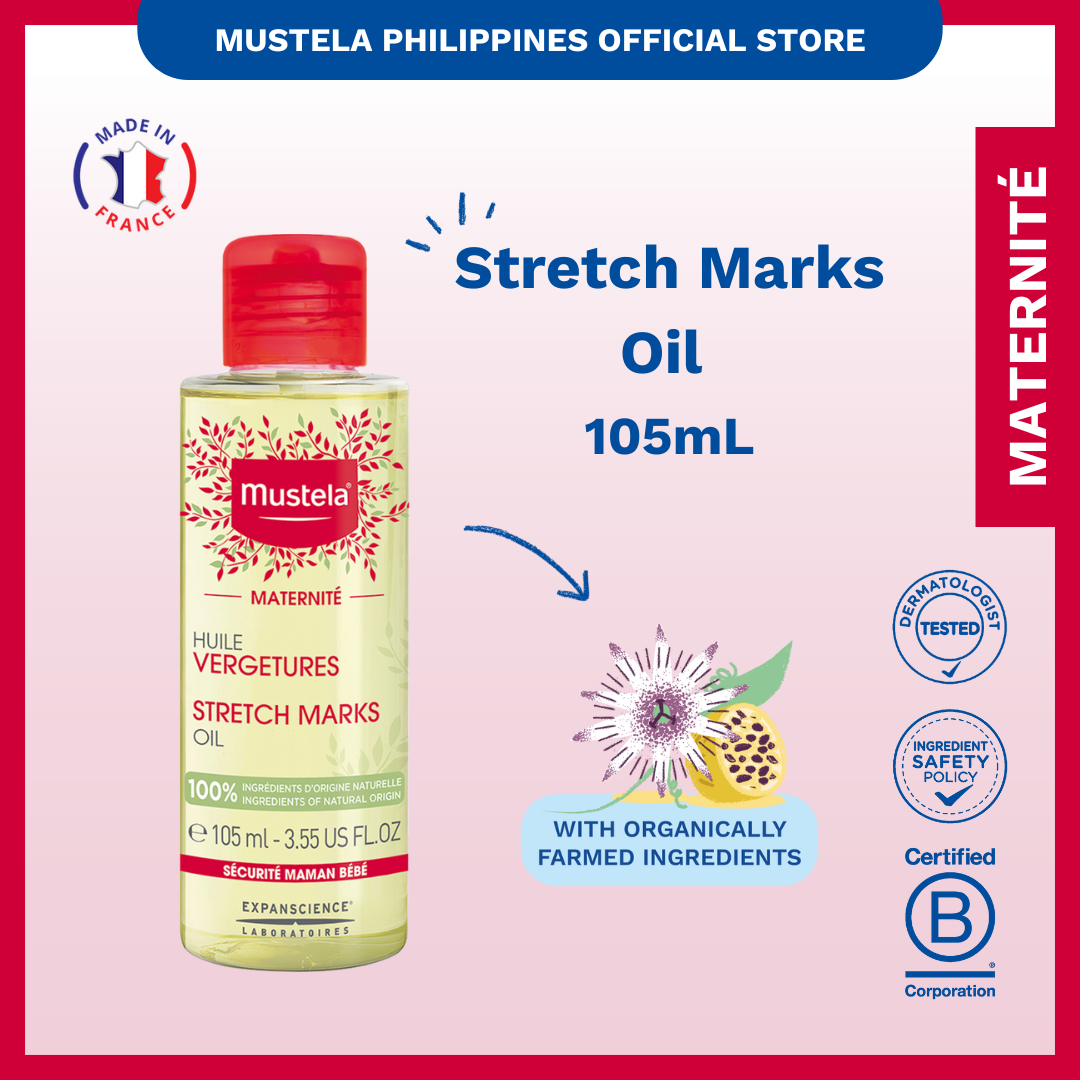 Mustela Stretch Marks Oil 105ml - Organic