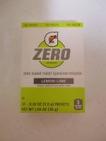 Gatorade G Zero Sugar Sugar Free Powdered Drink Mix (10 sachets)