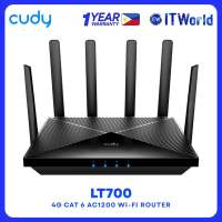 Cudy LT700 4G Cat 6 AC1200 Wi-Fi Router Dual Nano SIM Gigabit LTE Router itw