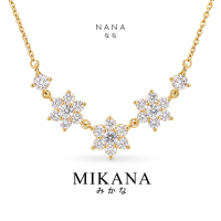 Mikana 18k Gold Plated Hayame Pendant Necklace accessories for women fashion korean free shipping sale japanese gift box
