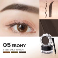 FOCALLURE Free Set Tools Eyeliner Cream Brow Tint Makeup Brown Waterproof Eyebrow Cream Gel With Brow Brush Facial Natural Repair Cream