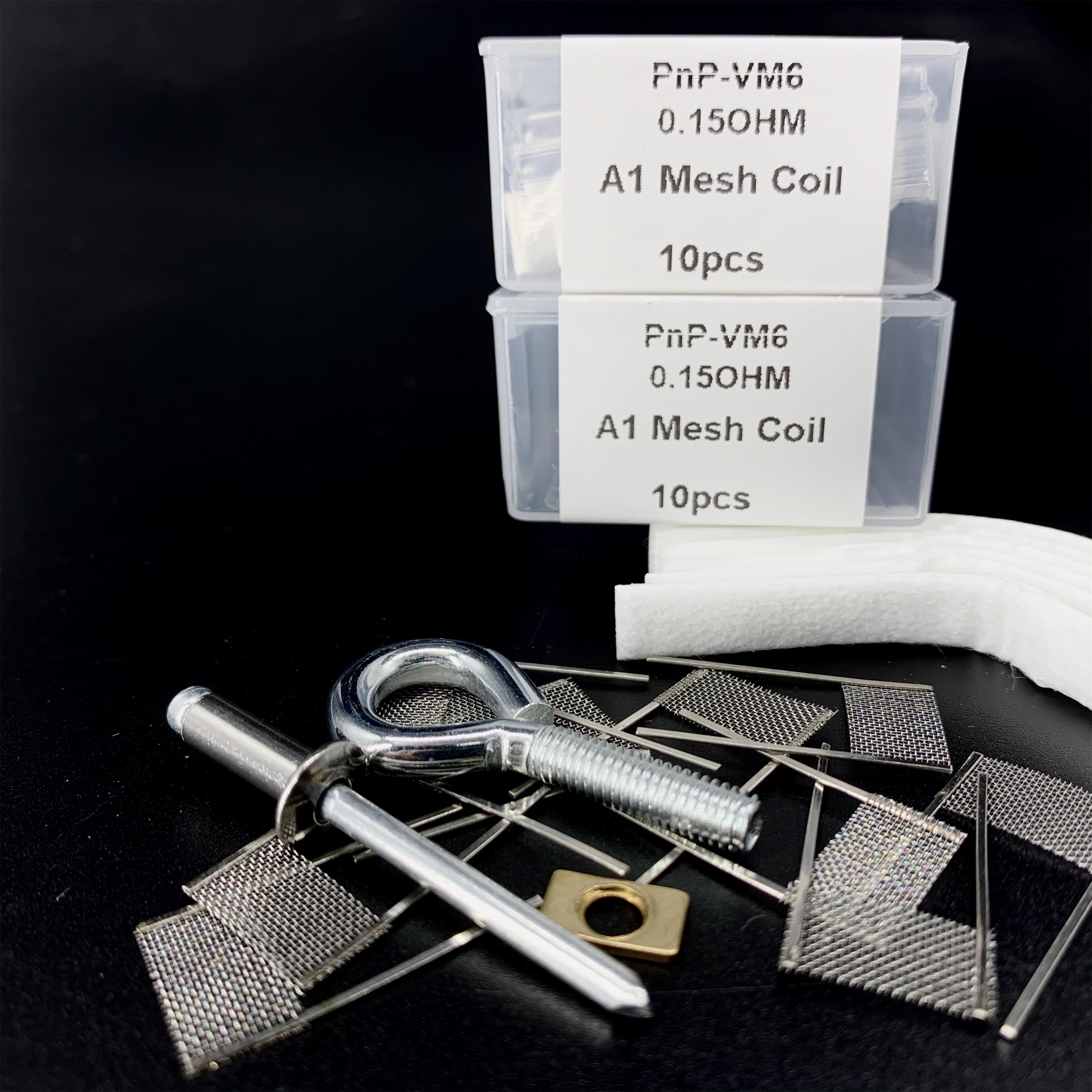 Rebuild kit for PnP VM6 0.15 ohm mesh coil with tool kit review and price