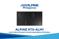 Alpine KTX-ALM1 LIGHTWEIGHTNANO SOUND ABSORBING MATERIAL (SOUND DEADENING)