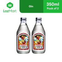 Ginebra San Miguel Gin - Bilog (Round) - 350ml - Pack of 2