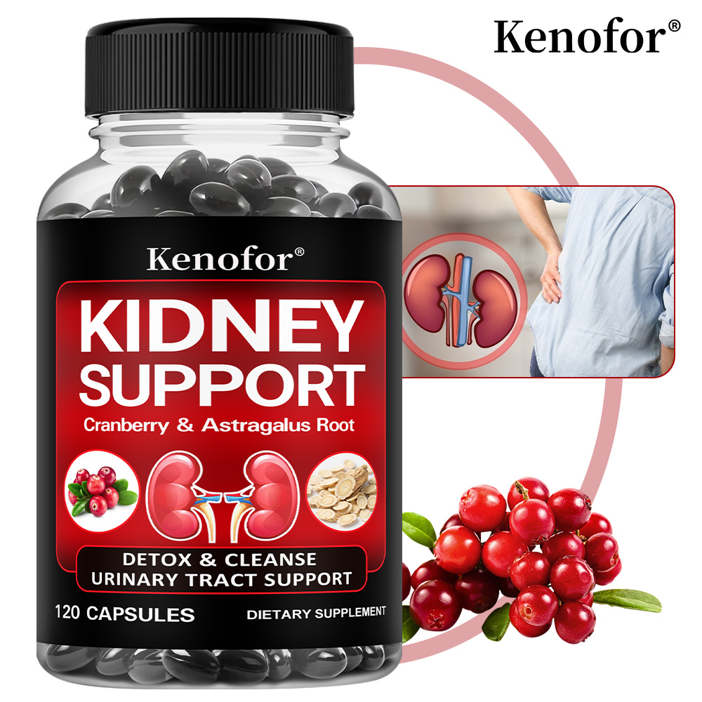 รูปสินค้า Nourishes the Kidneys, Detoxifies and Repairs - 120 Capsules - Cranberry and Astragalus Root Pills for Women and Men. |