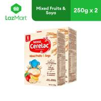 Cerelac Baby Food Mixed Fruits & Soya 250g - Pack of 2