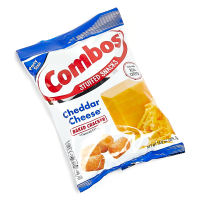 COMBOS Baked Snacks Cheddar Cheese Crackers made with REAL Cheese