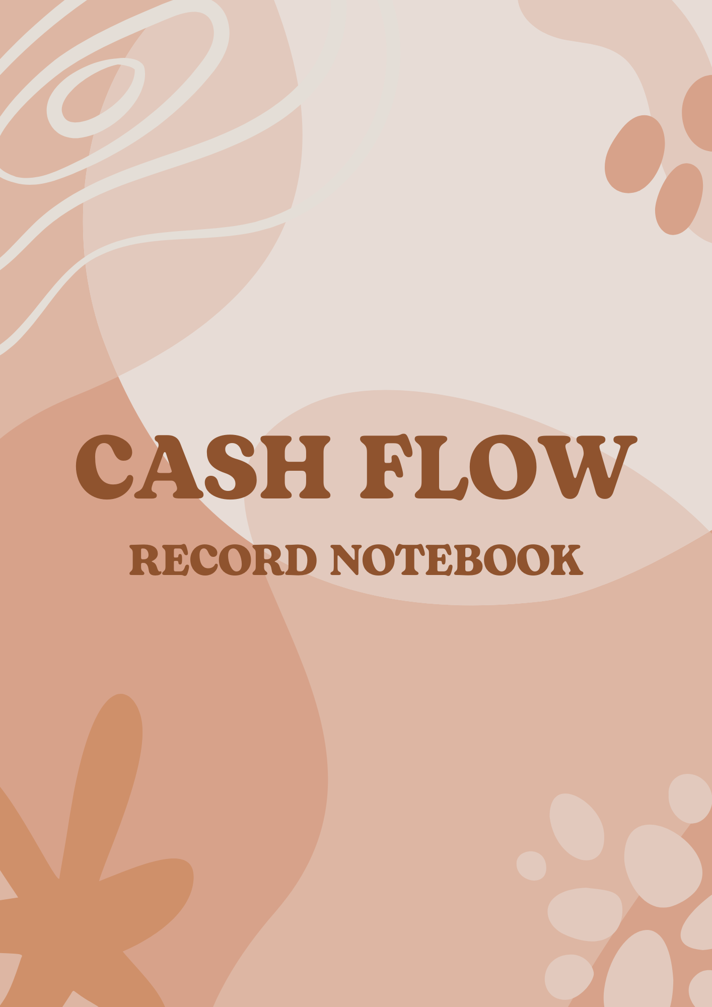 JM Creatink Cash Flow Tracker Record Notebook Wire Bind 100 Pages