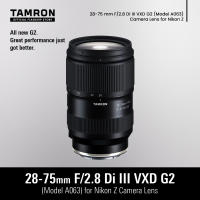 Tamron A063 G2 28-75mm F/2.8 Di III VXD High-Quality Zoom Lens for Nikon Z Cameras
