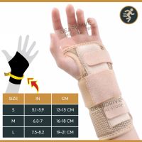 GEARDRIVE Carpal Tunnel Wrist Brace Support with Metal Splint Stabilizer - Helps Relieve Tendinitis Arthritis Carpal Tunnel Pain - Reduces Recovery Time for Men Women