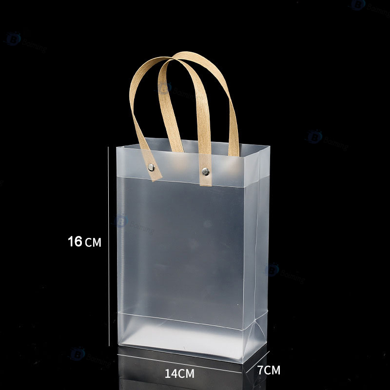 10PCS Pvc Loot Bag Small Gift Bag For Gifts Clear Paper Bag Pvc Tote Bag Transparent Bag Women Bag