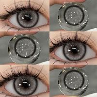 DIAMOND 1 pair blue color contact lenses big eyes 14.5mm GRAY color contact lens yearly use