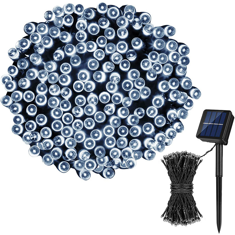 CBLUE Solar Lights LED Solar Light 12M Decorations Outdoor Waterproof Fairy Garland Lights Christmas Party Halloween
