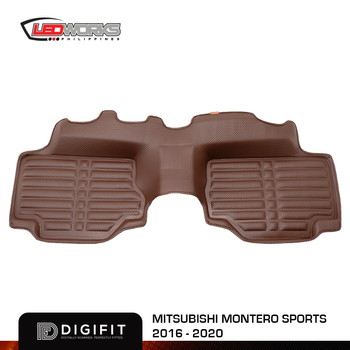 MITSUBISHI MONTERO SPORTS 20162020 Digifit Premium Car Matting /Floorliner (NOT FIT ON THE GT