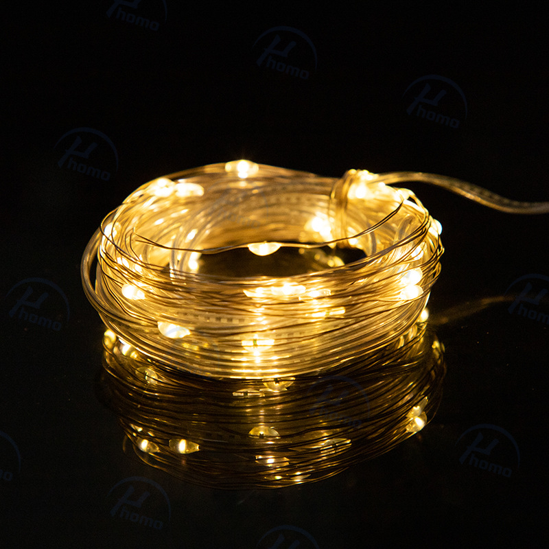 Fairy Lamp Mini LED Copper Wire String Fairy Lights Christmas Wedding/Party Bouquet Gift Box Decorative Light