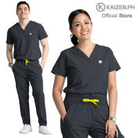 2nd Gen Scrub Suit KSS2G-03 CHEST POCKET TOP CARGO ZIPPER PANTS SERIES by KAIZEN.PH