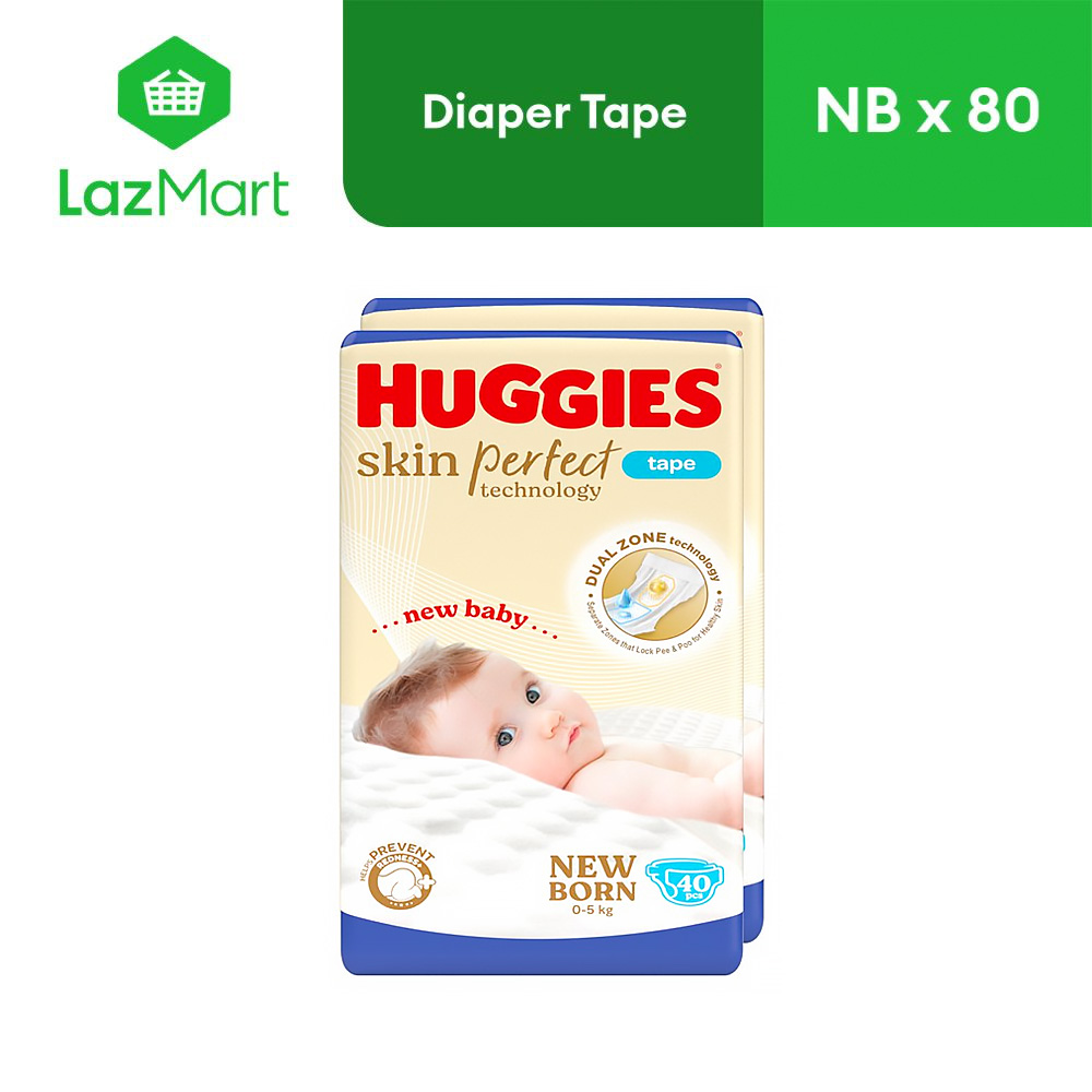 Huggies Skin Perfect Diaper - Newborn 80 pcs
