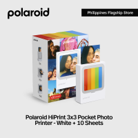 Polaroid HiPrint 3x3 Pocket Photo Printer - White + 10 Sheets