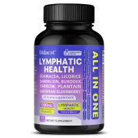 Lymphatic Health Supplement Pills - Lymphatic Support All Herbal Cleansing Products Echinacea Dandelion Supplements - Lymph Node Detox Cleansing Lymphatic System Drainage