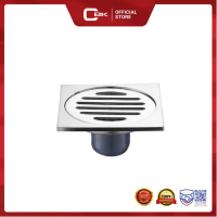AXIS AXS40A4401S FLOOR DRAIN 4X4″ 5MM ROUND COVER - STAINLESS STEEL