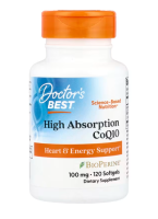 Doctors Best Ph | Doctors Best High Absorption CoQ10 100 mg Softgels  Heart & Energy Support