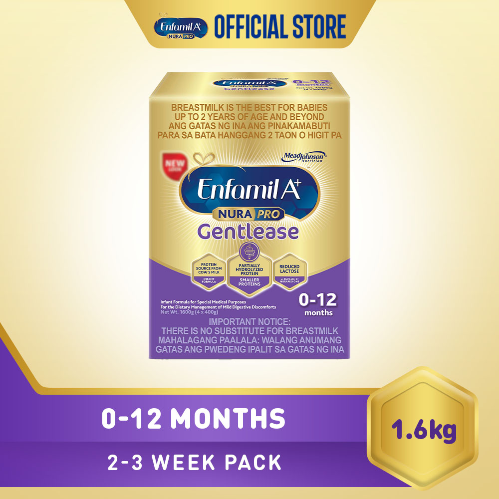 Enfamil A+ Nurapro Gentlease Infant Formula Milk Powder for 0-12 Months