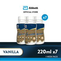 Glucerna Vanilla 220ml RPB for Diabetic Nutrition (Bundle of 7)