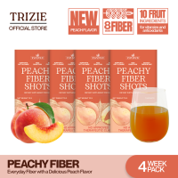 TRIZIE Peachy Fiber 4-week Bundle (28 sachets) [FIBERSOL & Fruit Extracts For Effective Debloat]