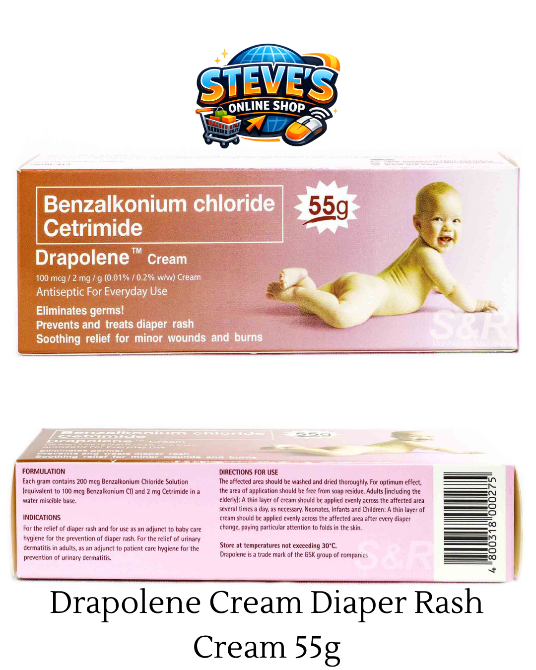 Drapolene Cream Diaper Rash Cream 55g