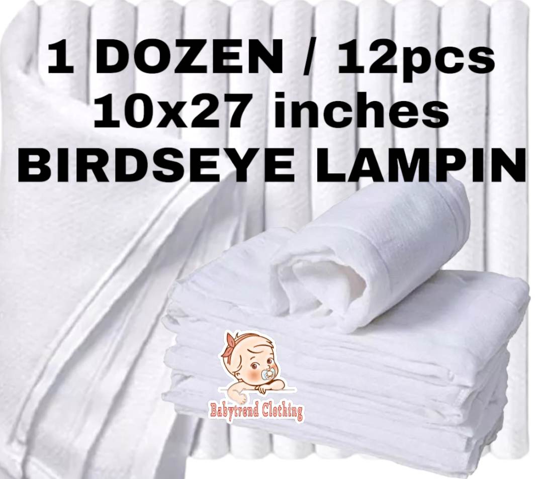 12pcs BIRDSEYE LAMPIN 10X27 inches / 10 INCHES LAPAD 27 INCHES HABA