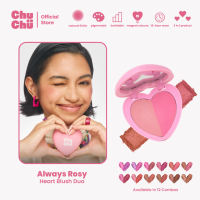 Chu Chu Beauty Heart Blush Duo in Always Rosy
