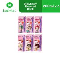 Binggrae Strawberry Milk Tetra Pack 200ml x 6