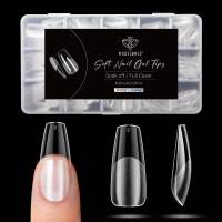 Modelones Nail Glue for Press On Nails Glue Strong 2pcs 14 ml Nails Tips Glue Brush On Nails Glue Long Lasting Adhesive Nail Glue No Cure No Need lamp 30s Air Dry